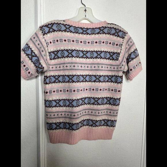 Ralph Lauren Purple Lbl Cashmere Sweater Vintage pink floral - Picture 4 of 4